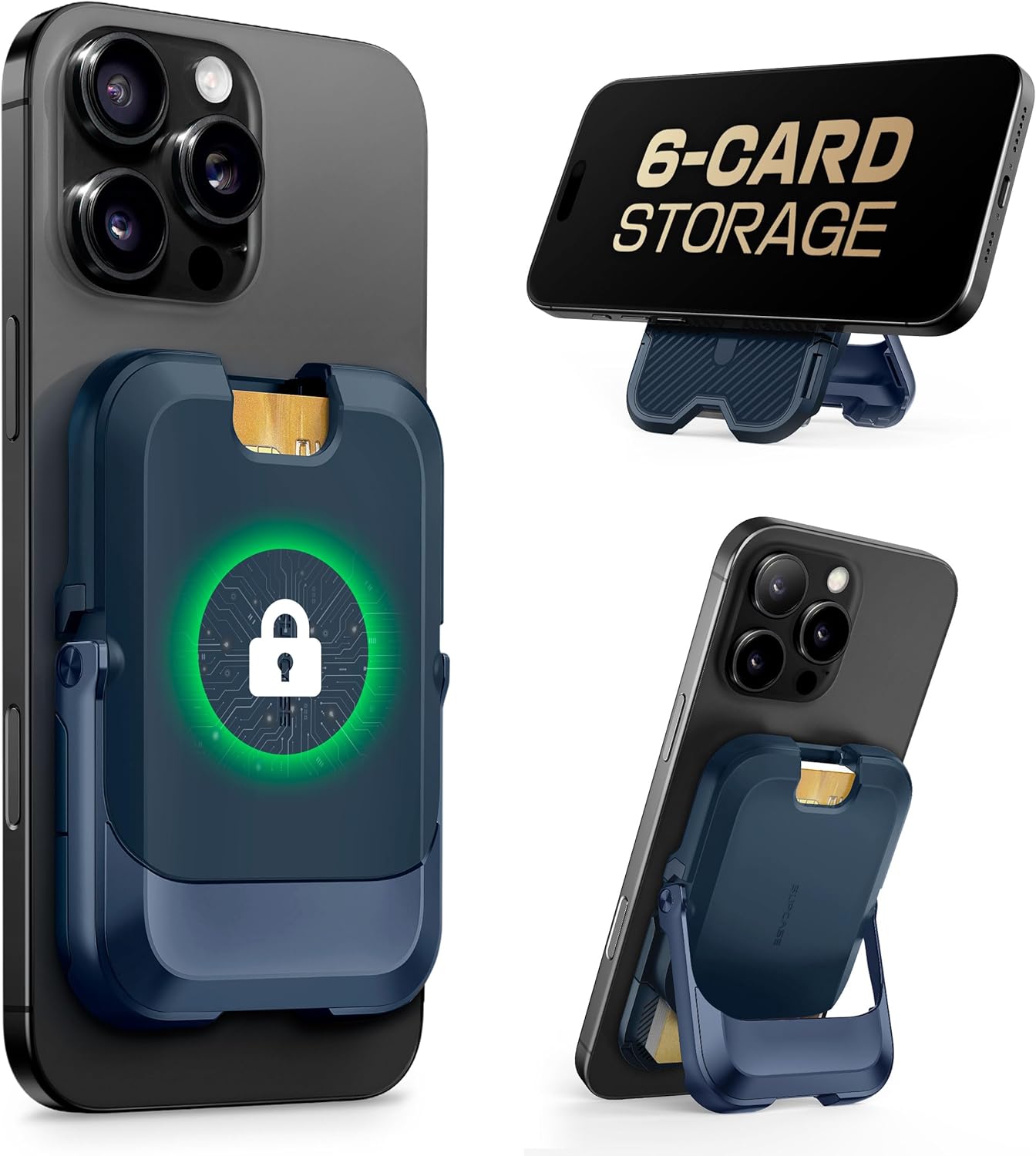 SUPCASE for MagSafe Wallet with Stand, Magnetic Wallet
