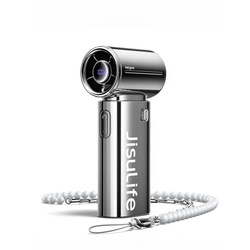 JISULIFE Portable Handheld Fan, Turbo Power High Speed