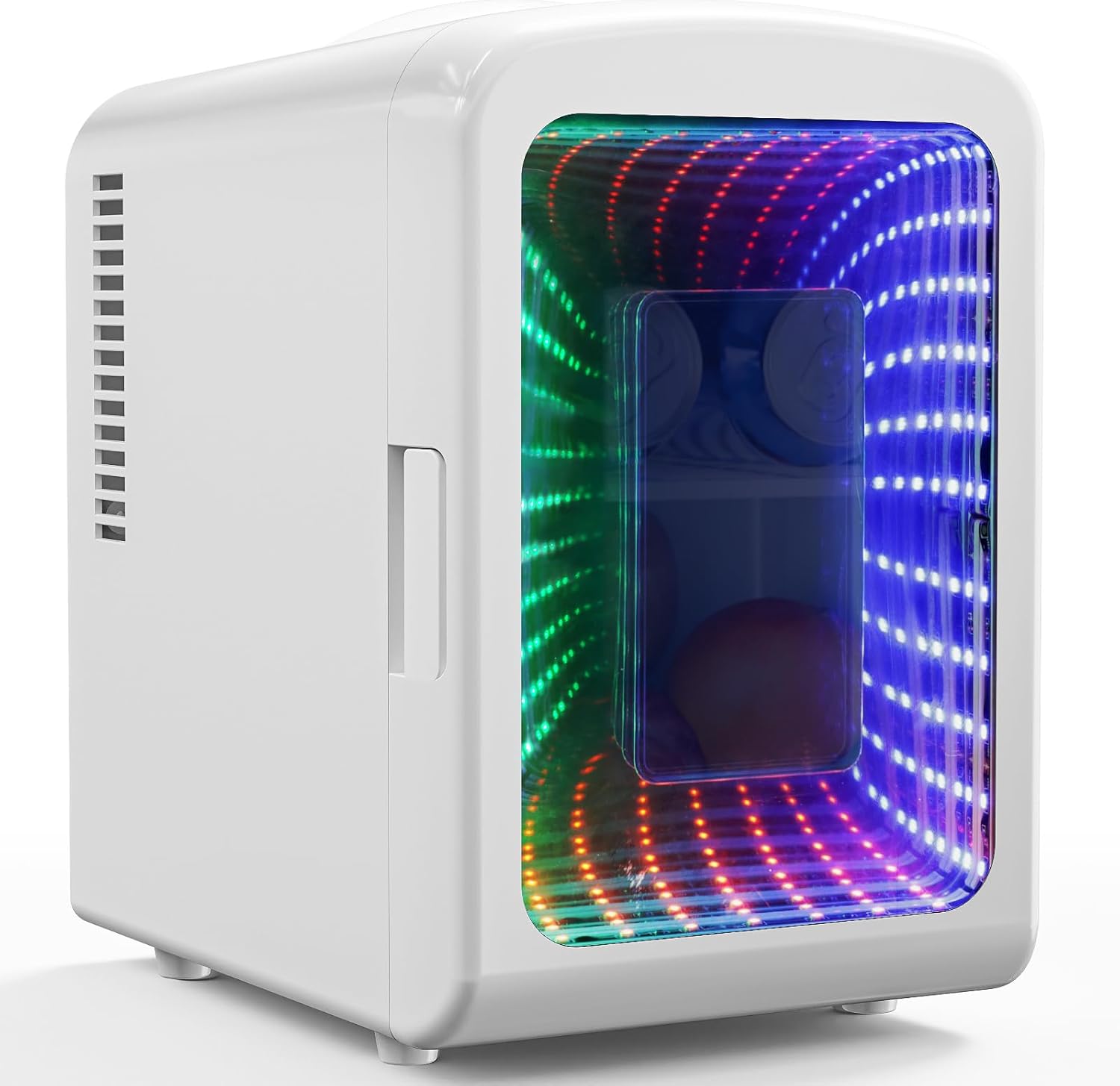 Antarctic Star Mini Compact Refrigerator with Gaming Light,