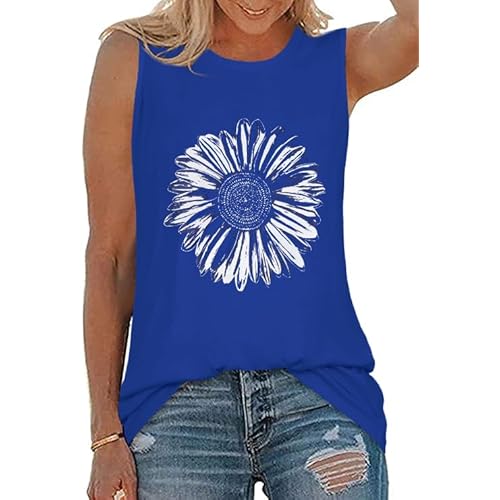 Womens Tank Tops Summer T Shirts Sleeveless Casual