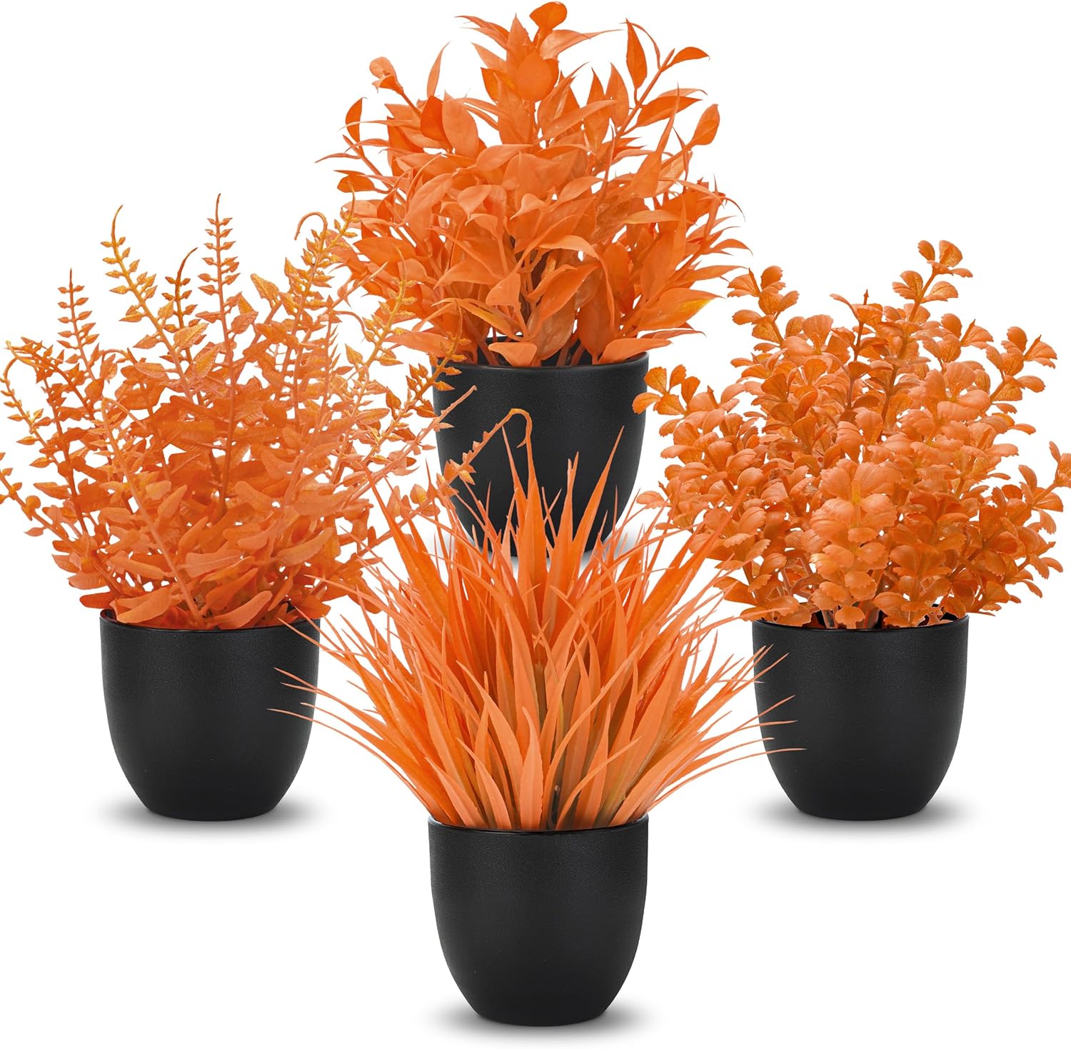 Der Rose Fall Fake Plants 4 Packs Artificial
