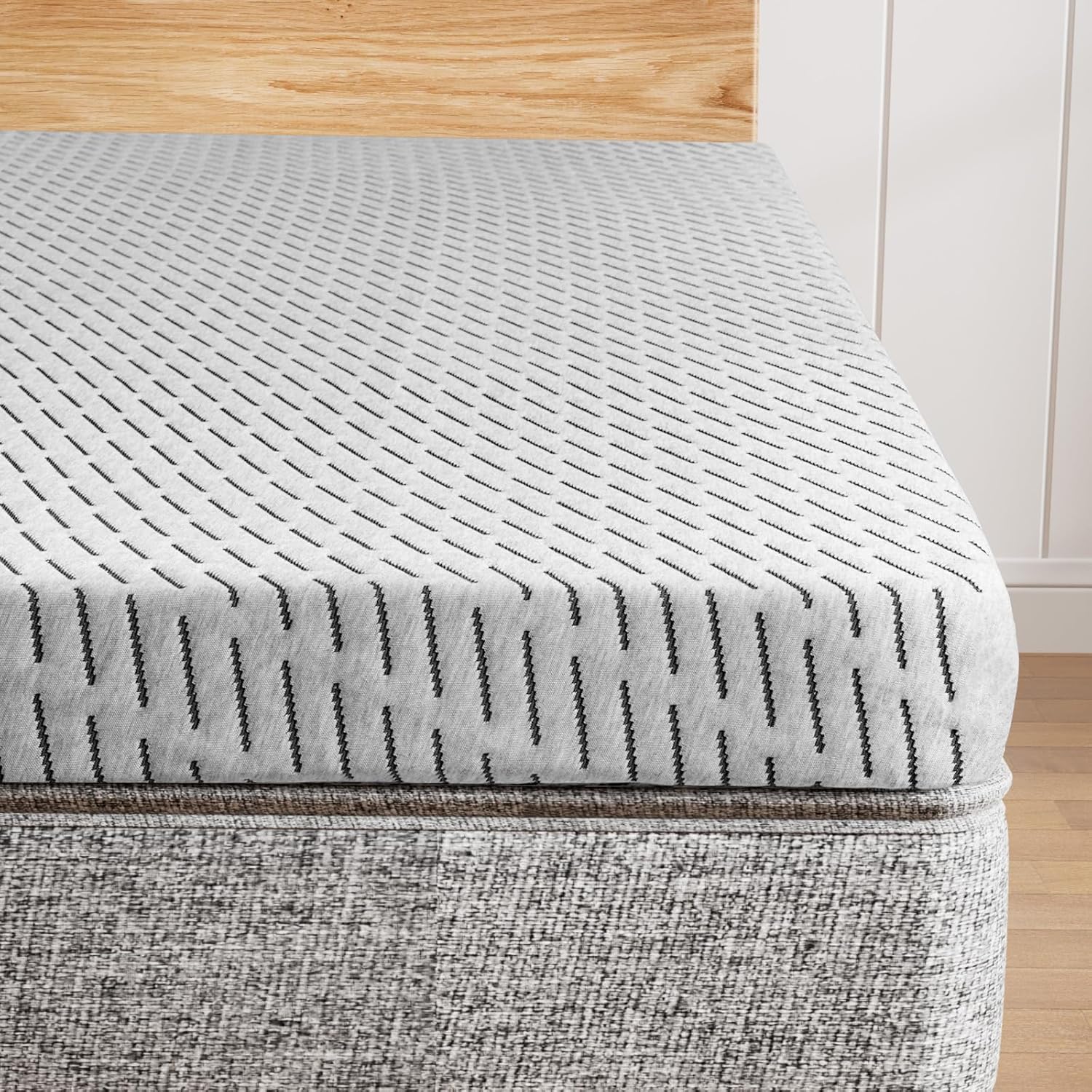 HOMRELEXA Bamboo Mattress Topper King Size 3 Inch,