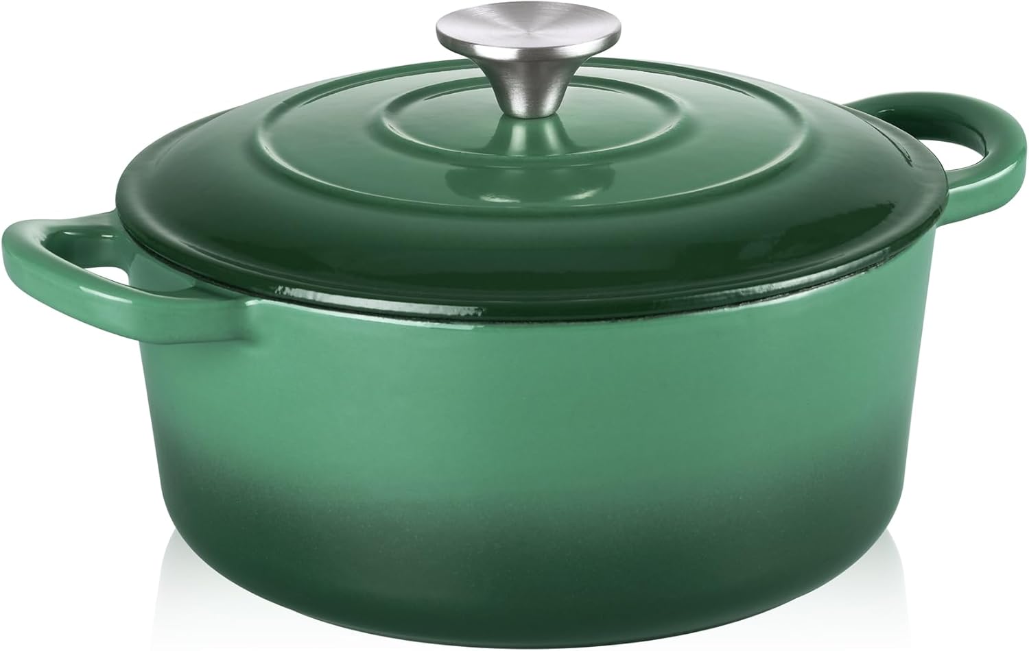 TeamFar Enameled Cast Iron Dutch Oven - 3QT