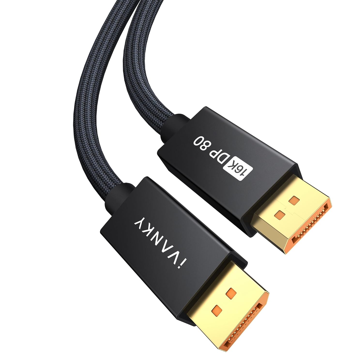 IVANKY 80Gbps 16K DisplayPort 2.1 Cable 10ft, DP80