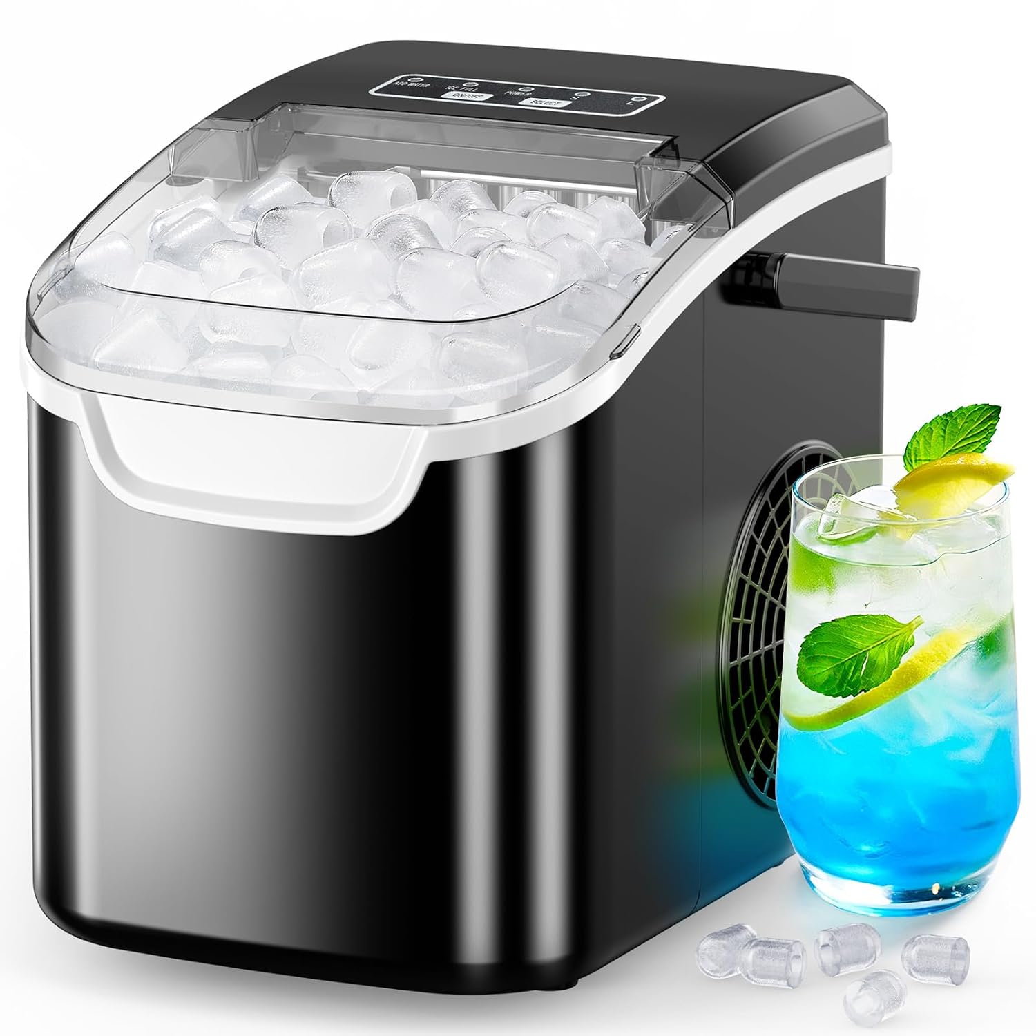 COWSAR Ice Maker Countertop, Portable Ice Machine with