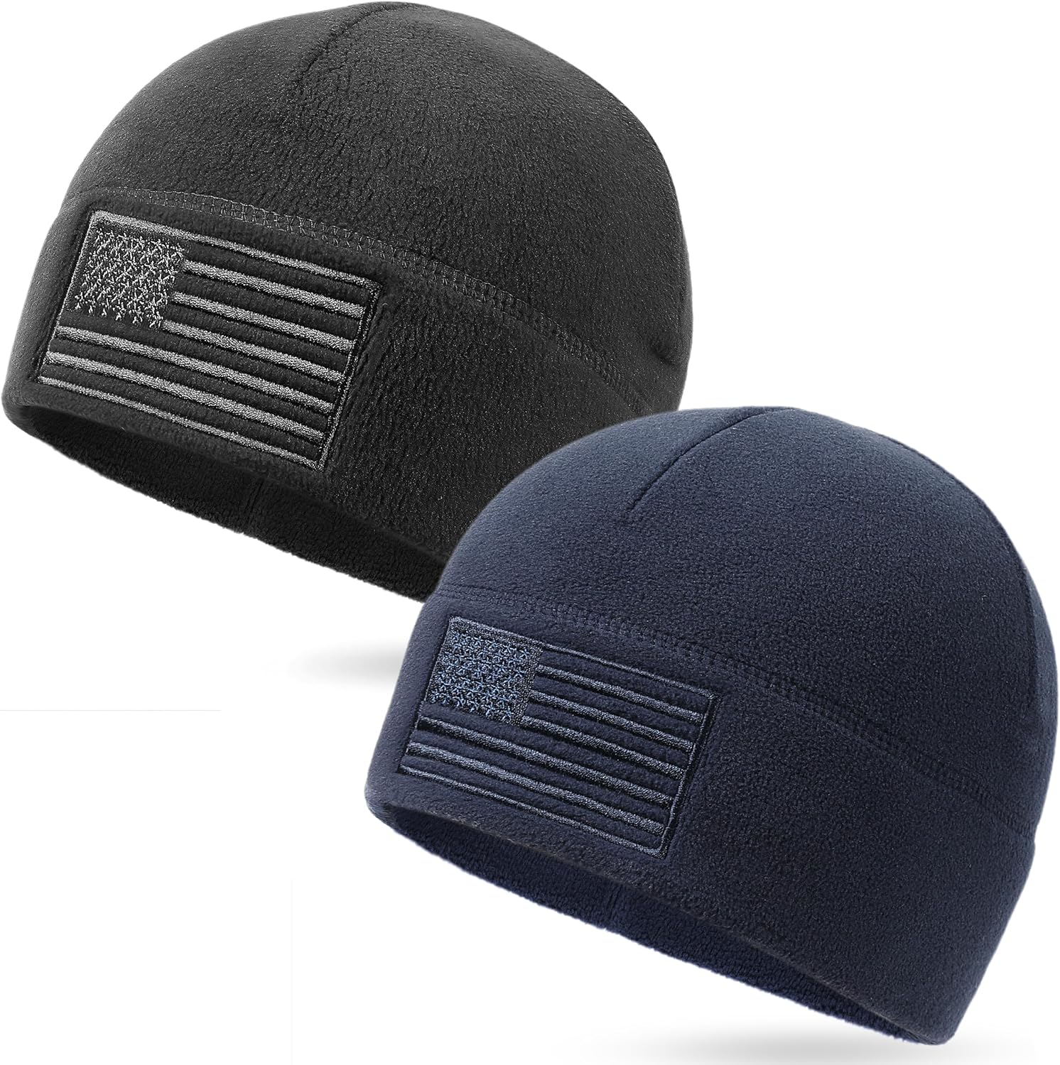 OUTDOOR SHAPING American Flag Fleece Watch Cap, All