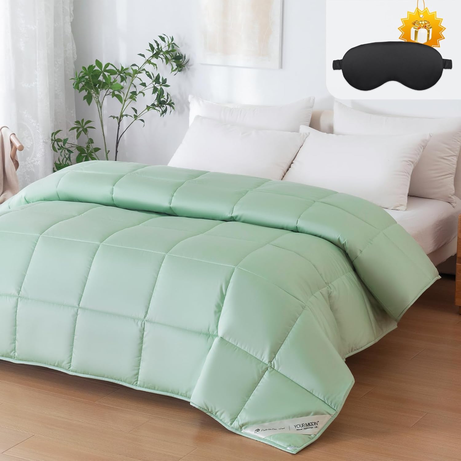 YOUR MOON Luxurious All Season Wool Comforter Twin