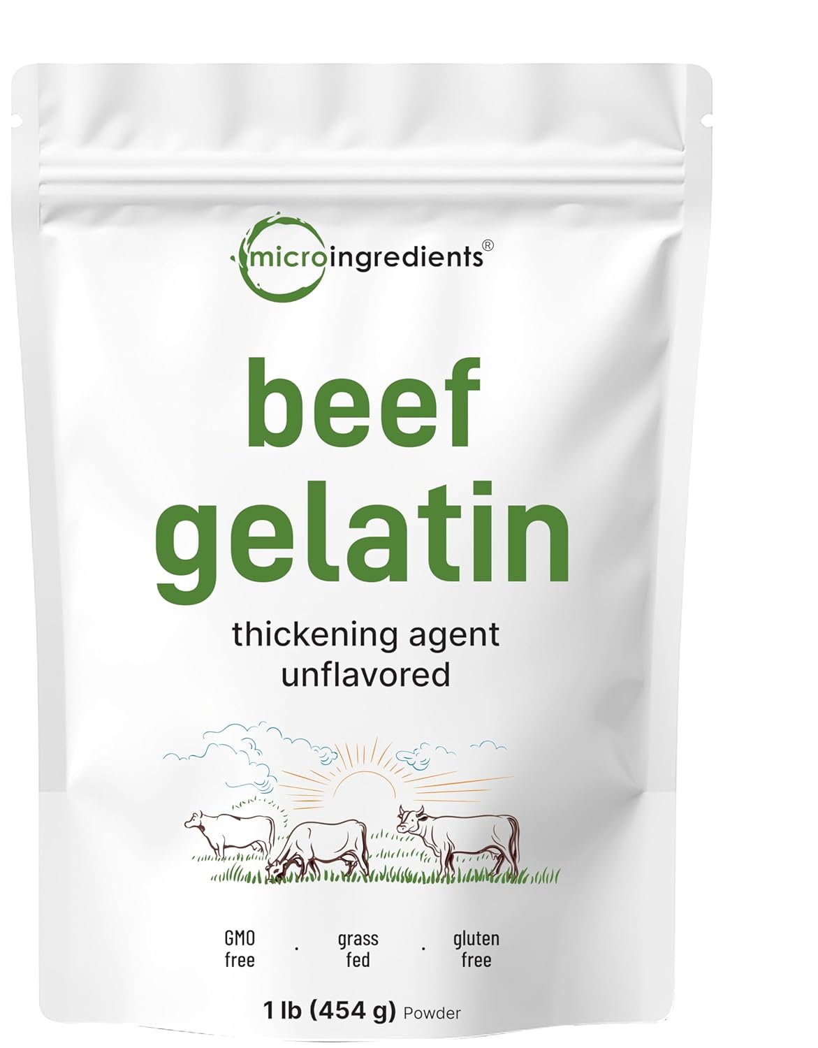 Beef Gelatin Powder, 1lb | Premium Source from