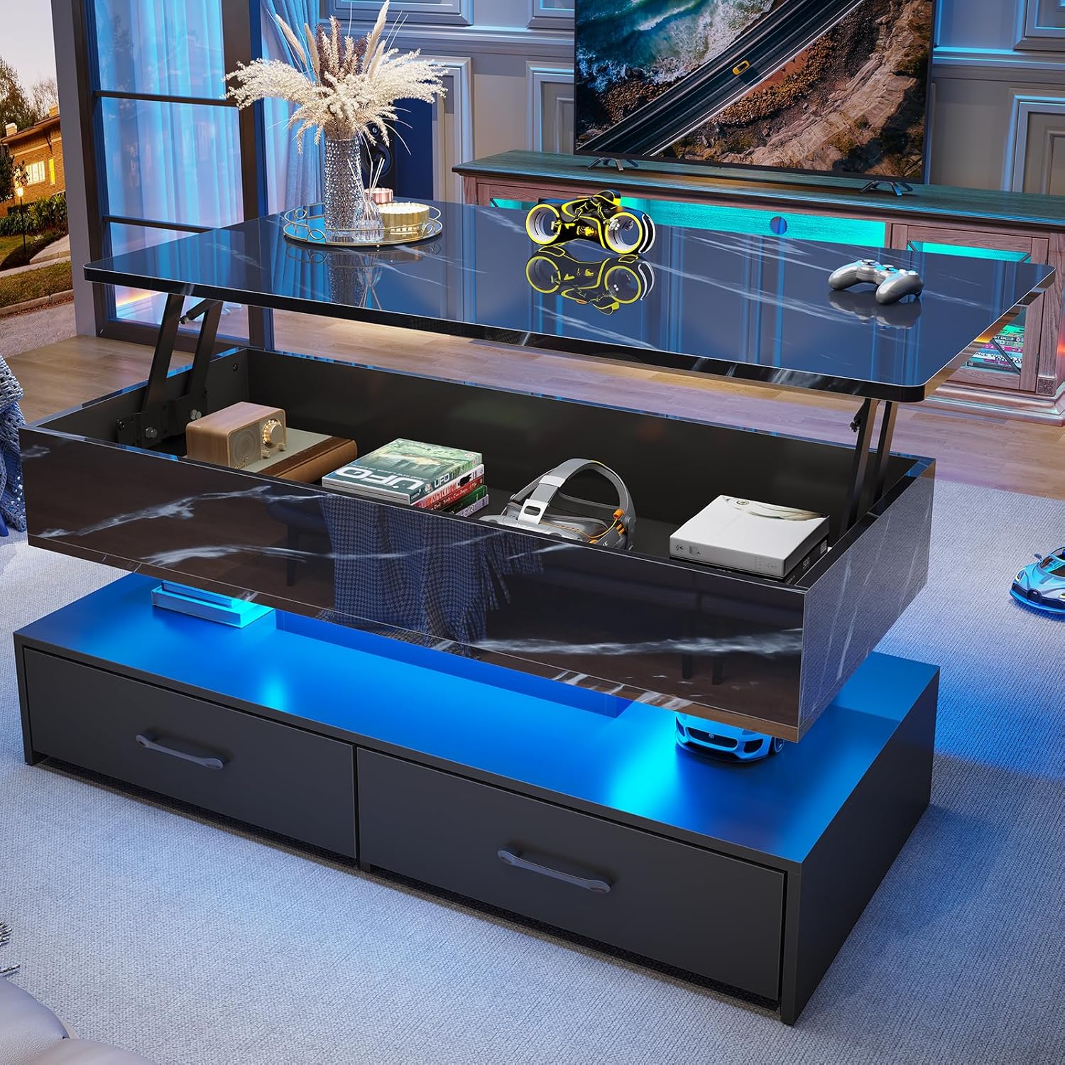 SEDETA 40" Lift Top Coffee Table, Coffee Tables