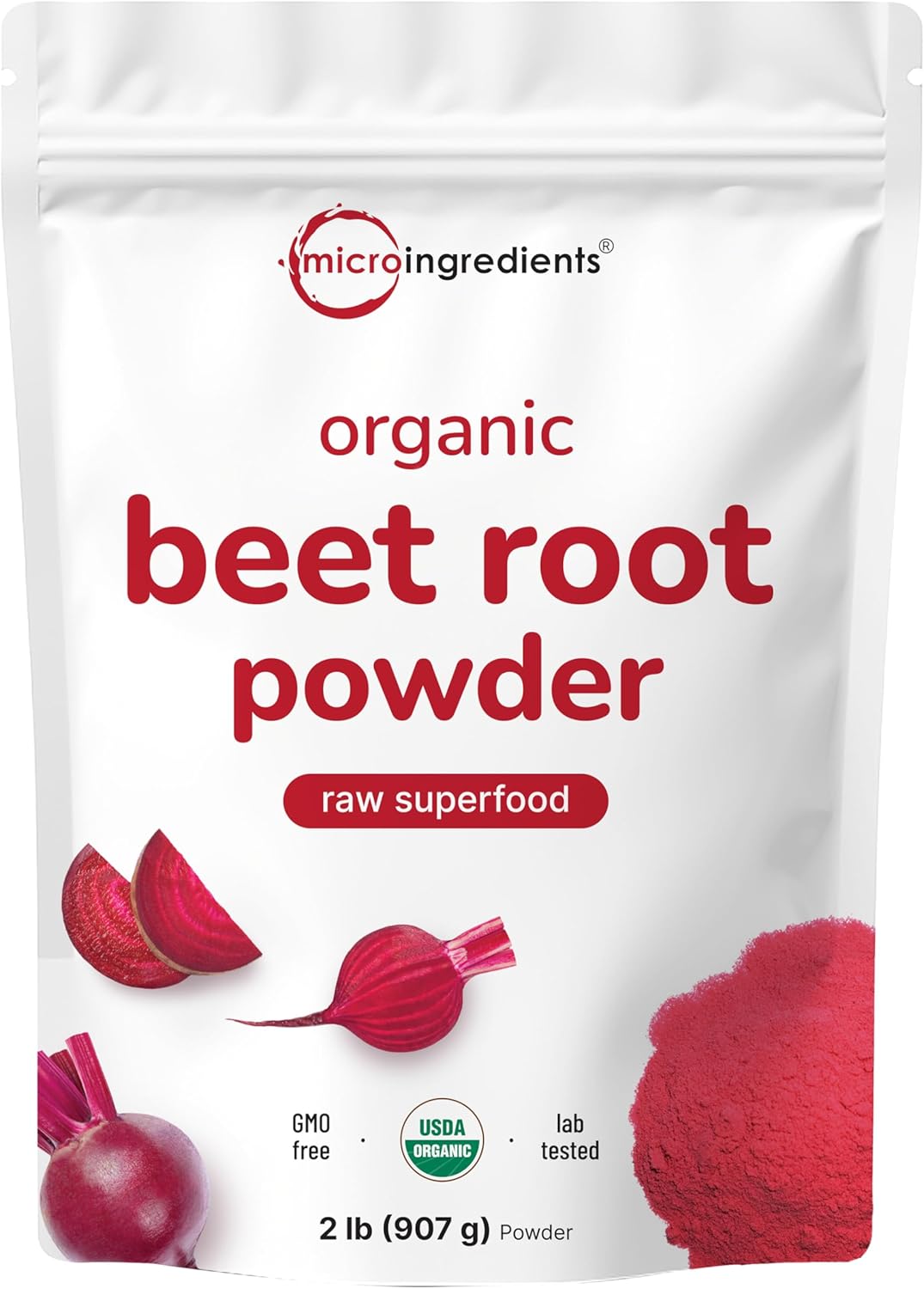 Micro Ingredients Organic Beet Root Powder, 2 Pounds,