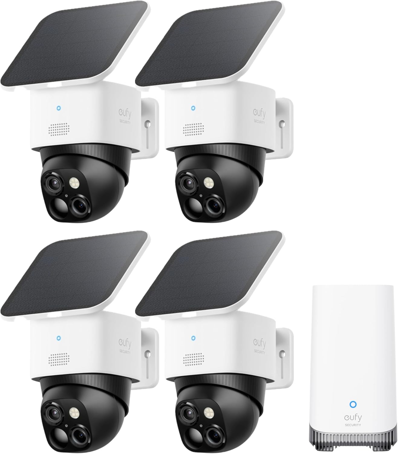 eufy Security SoloCam S340 4-Cam Kit (HomeBase S380),