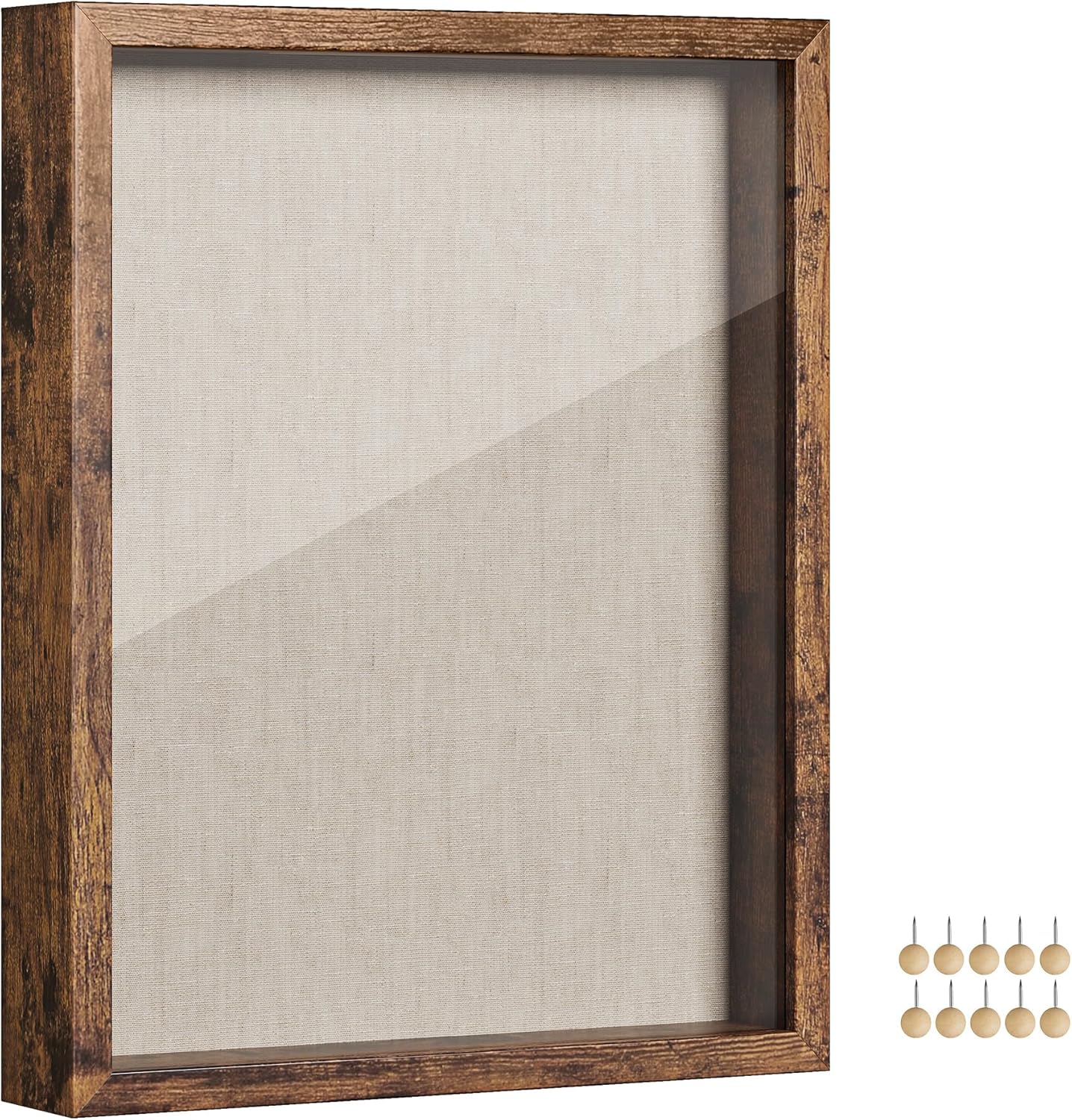 SONGMICS 11x14 Shadow Box Frame, Top Loading Display