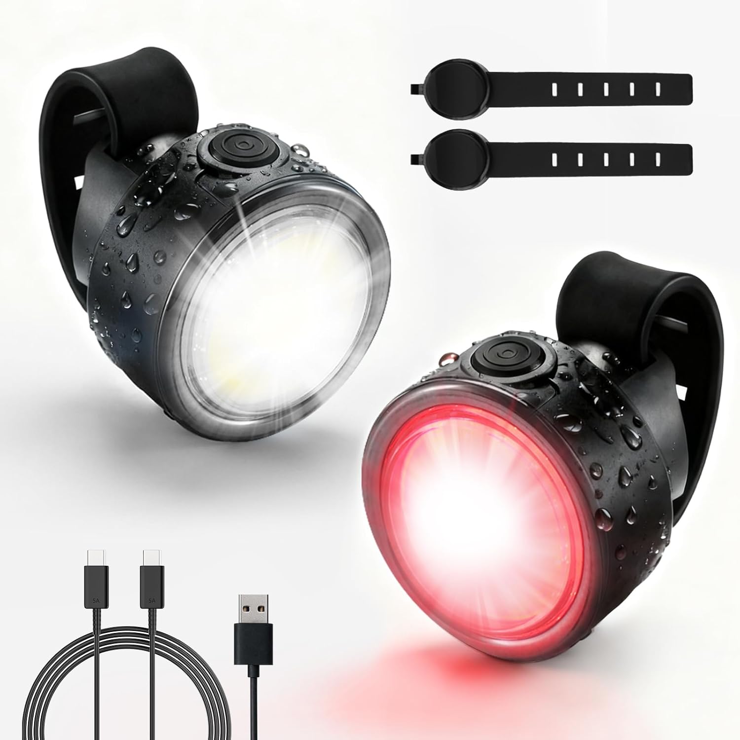 Super Bright Bike Lights for Night Riding, Front