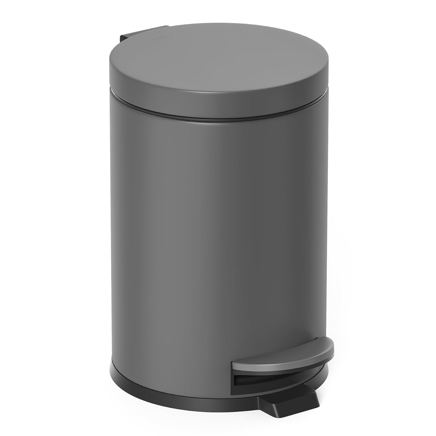 Cesun 1.2 Gallons Small Gray Trash Can, Bathroom