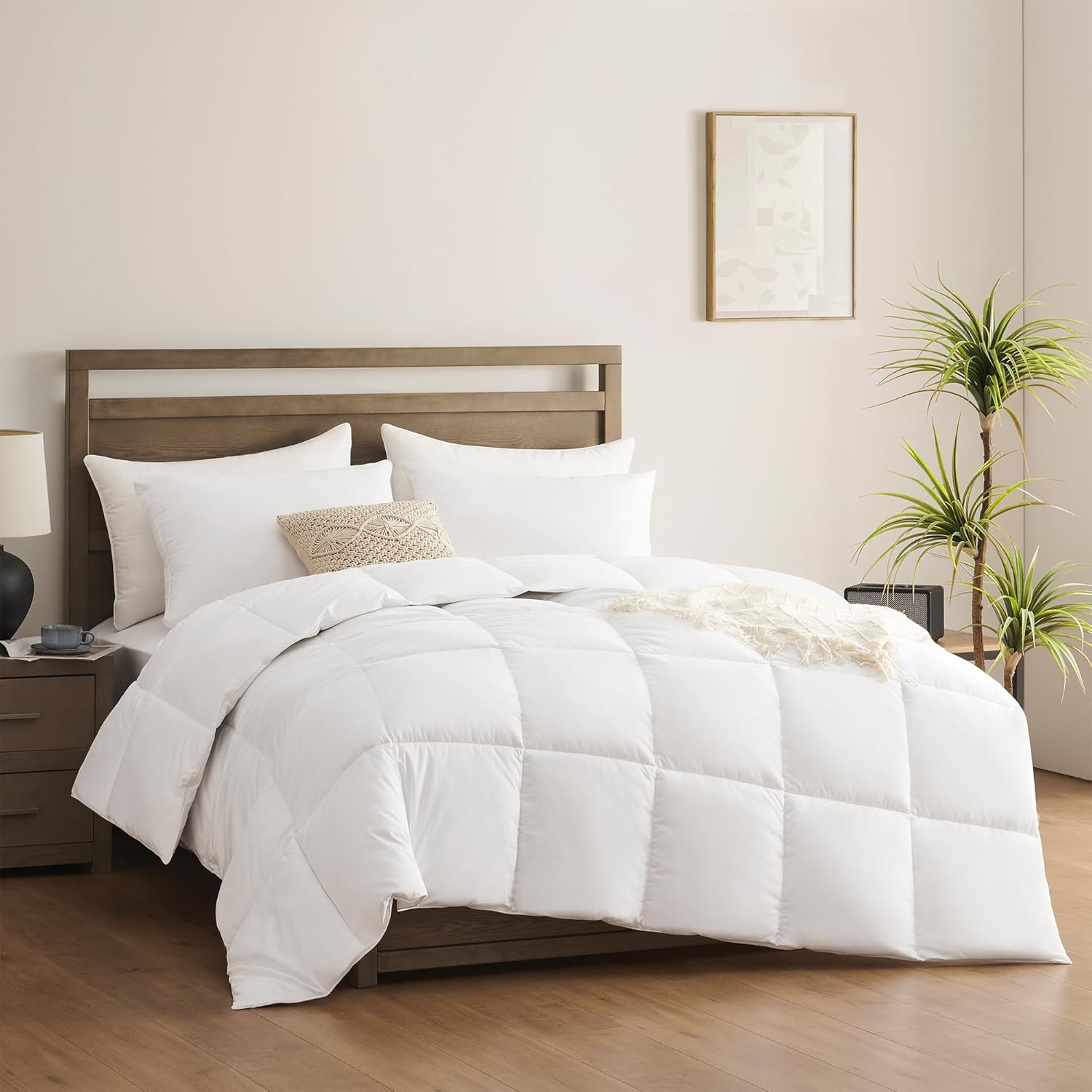 ACCURATEX Oversized King Duvet Insert Comforter 120x98, 100%