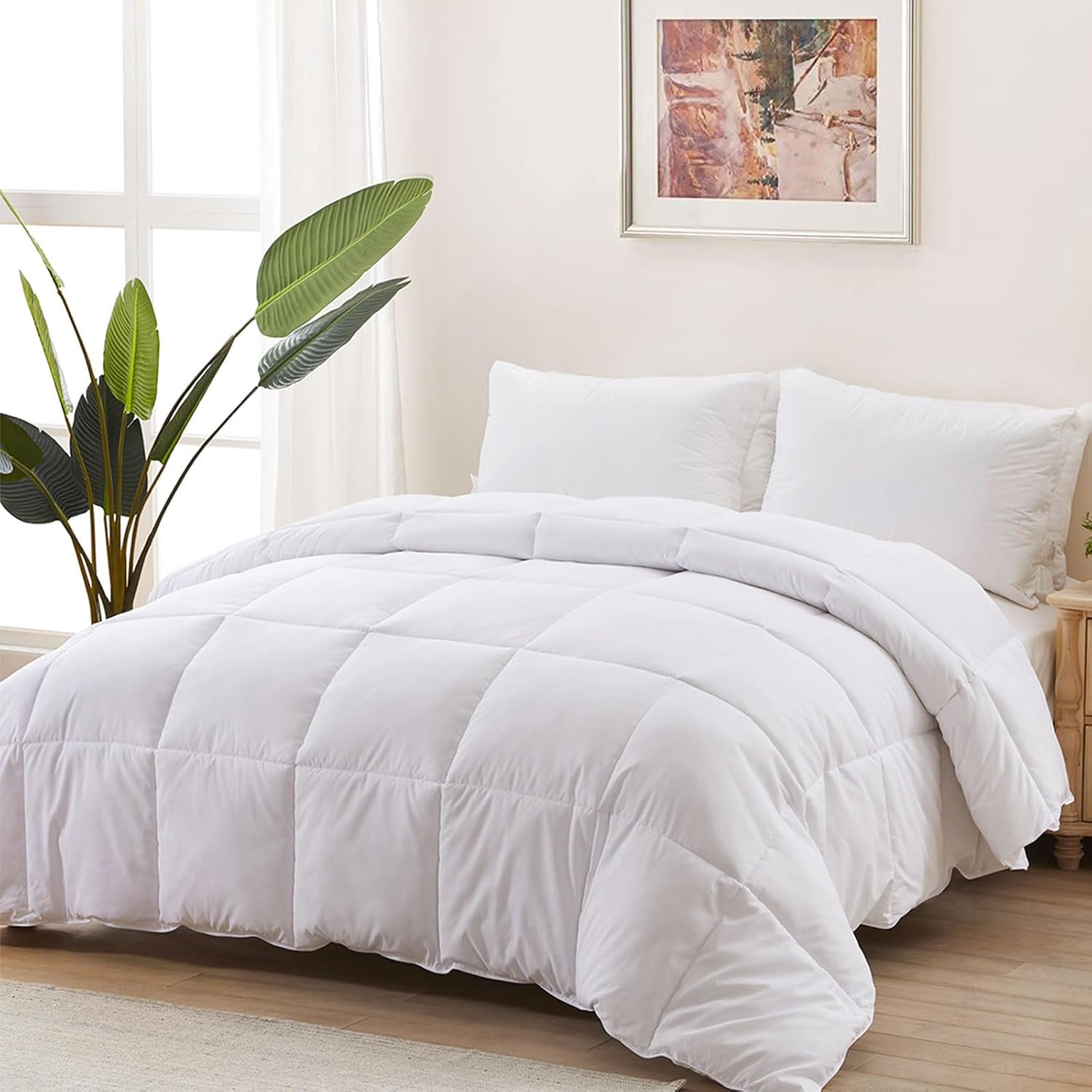 Duvet Insert Oversized King Comforter 120x98- Fluffy Down