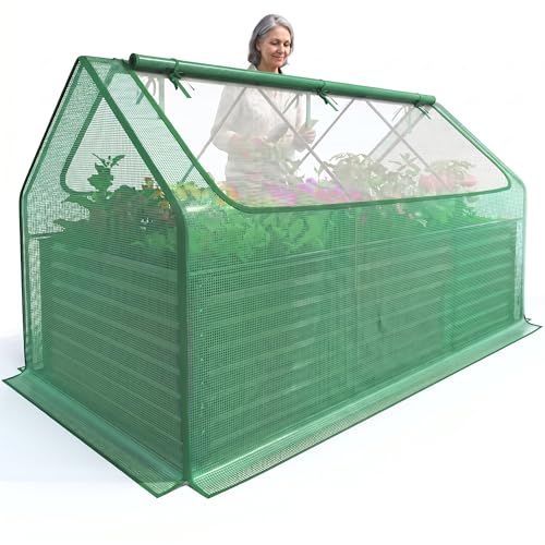 Quictent Raised Garden Bed Galvanized Raised Beds for