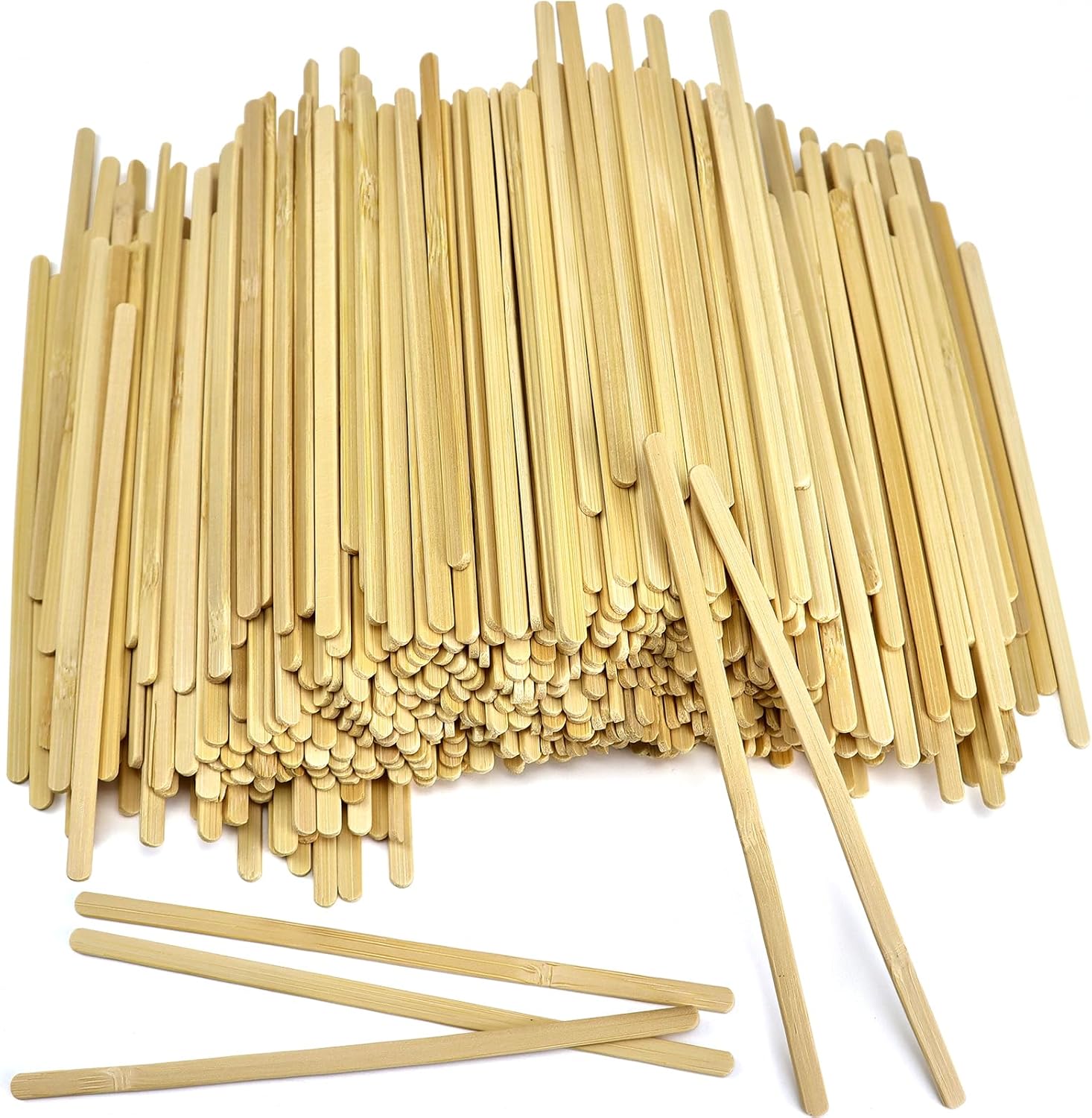 Bamboo Coffee Stirrers, 1000 Count of Disposable Coffee