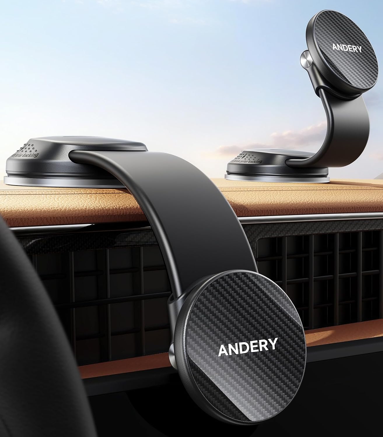 ANDERY Car Phone Holder for MagSafe [360° Adjustable