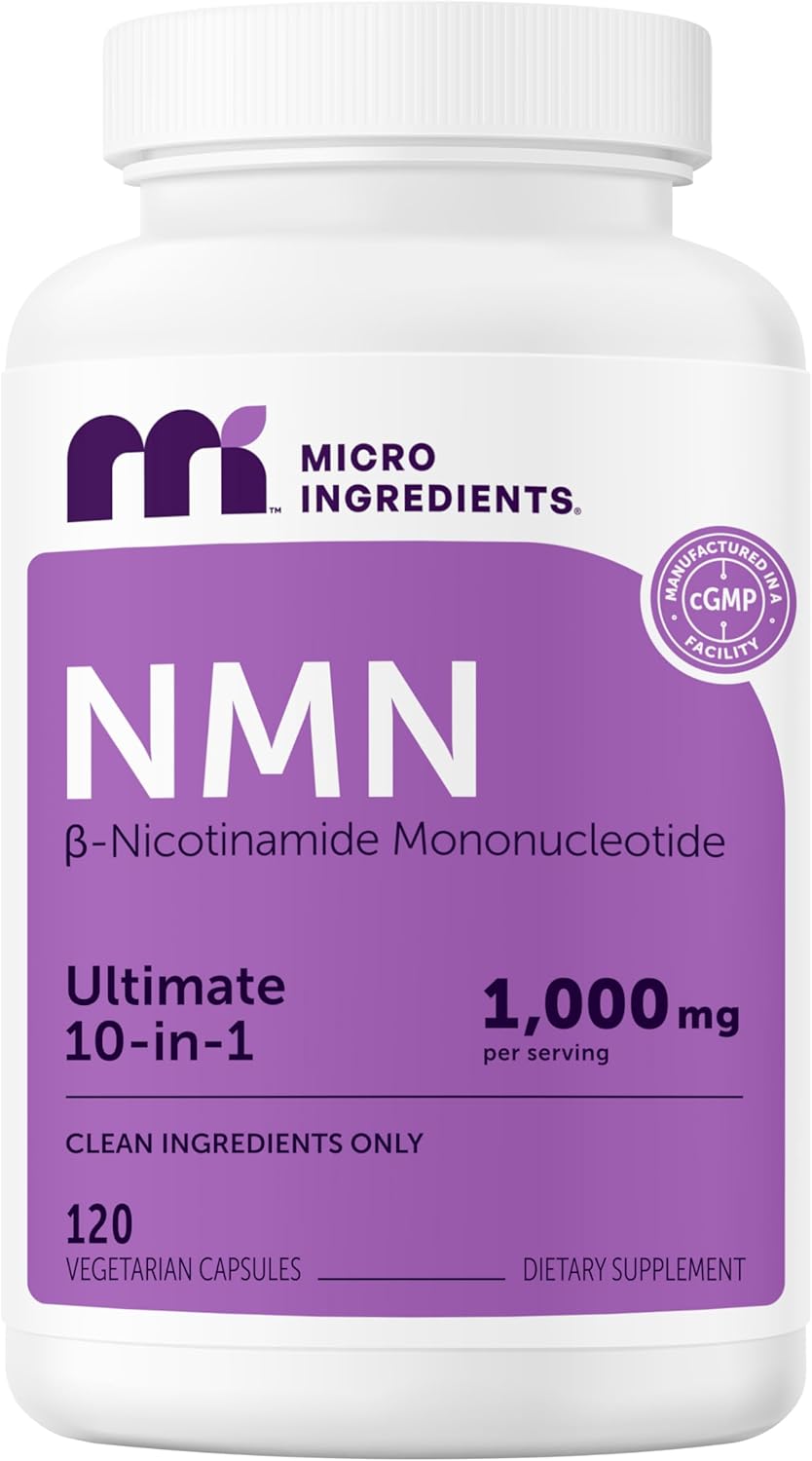 Micro Ingredients NMN Complex 1000mg Per Serving, 120