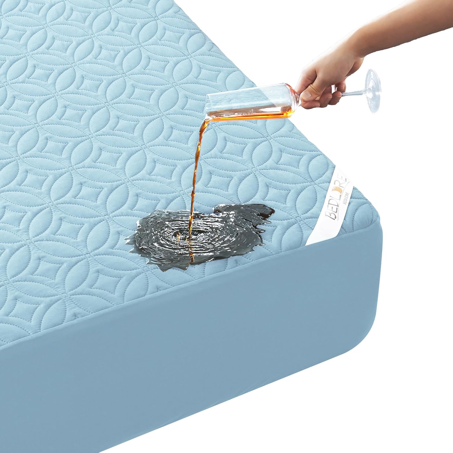 BEDLORE Waterproof Mattress Protector, Cal King Size Mattress