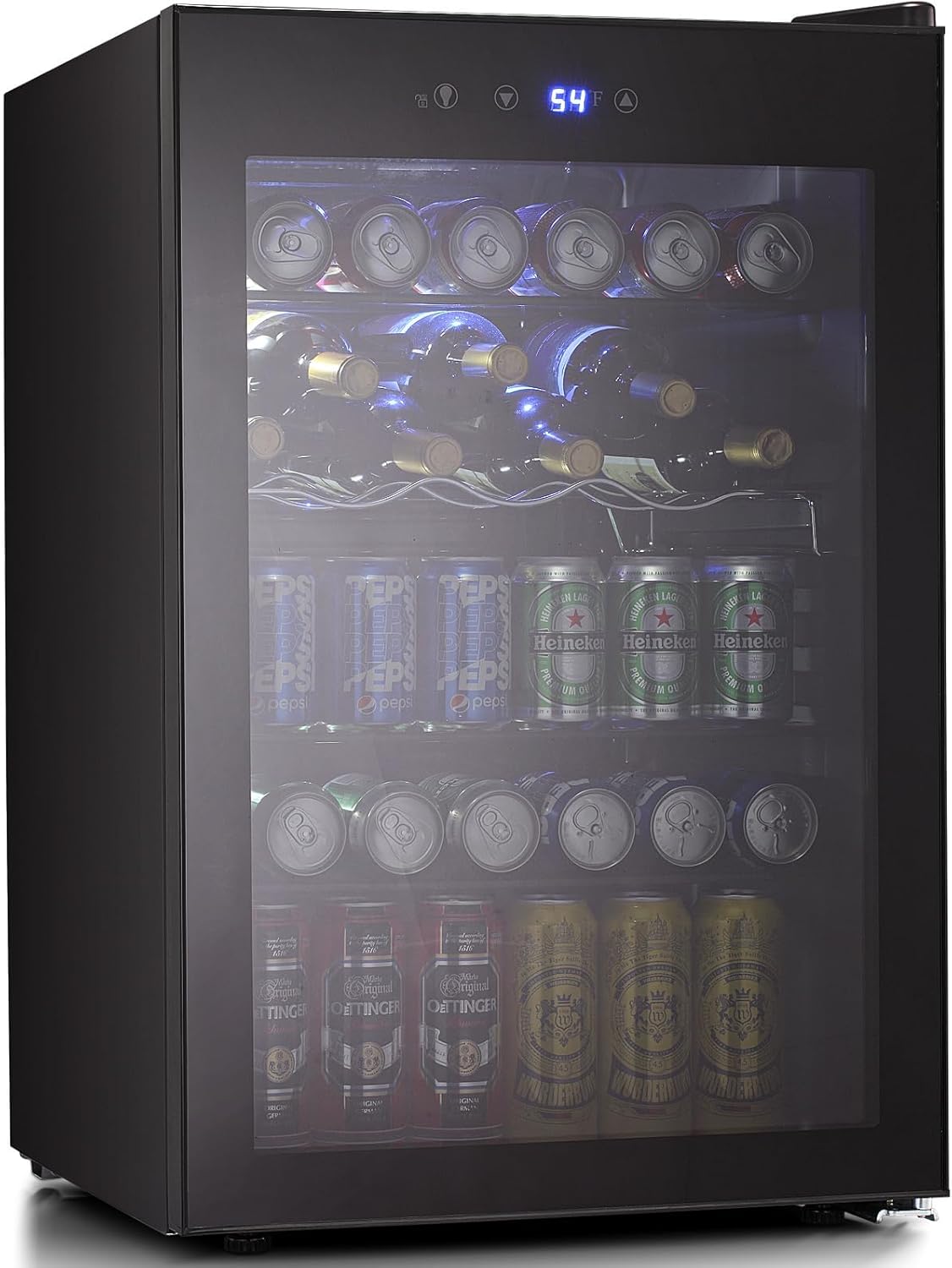 Antarctic Star Beverage Refrigerator Cooler, 145-Can Mini Fridge