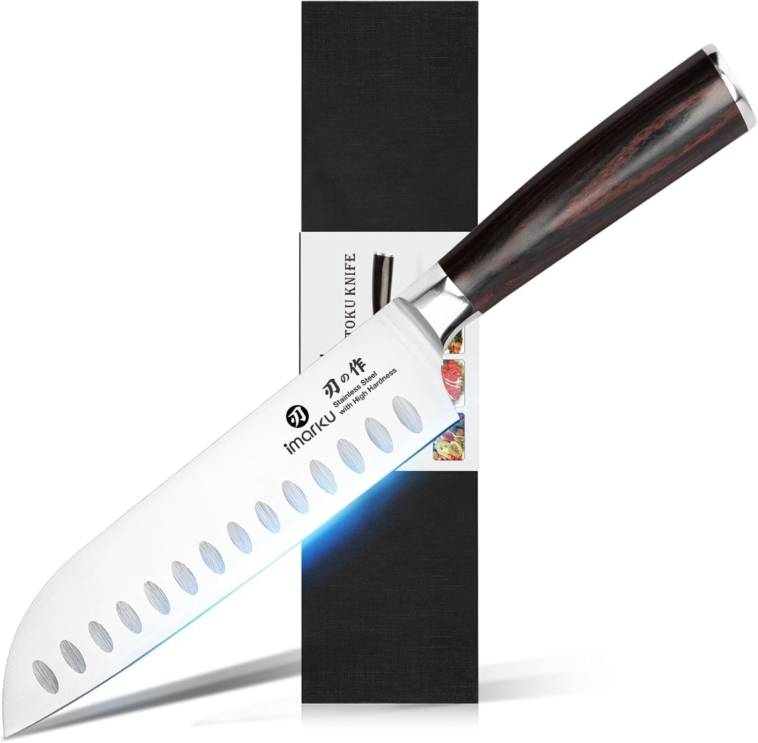 imarku Santoku Knife-Super Sharp Chef Knife Made of