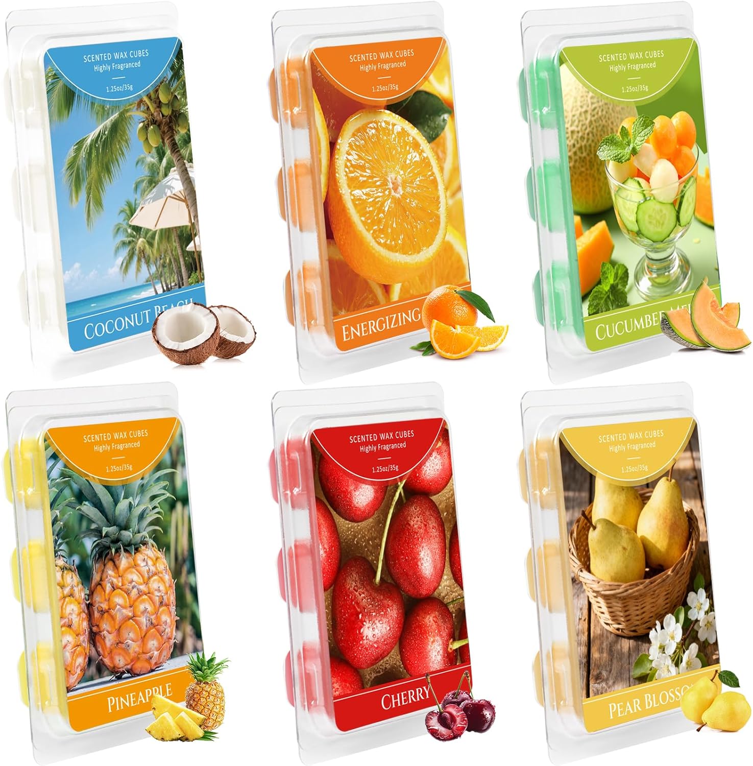 STRN Wax Melts, Soy Wax Cubes, 6 Scents