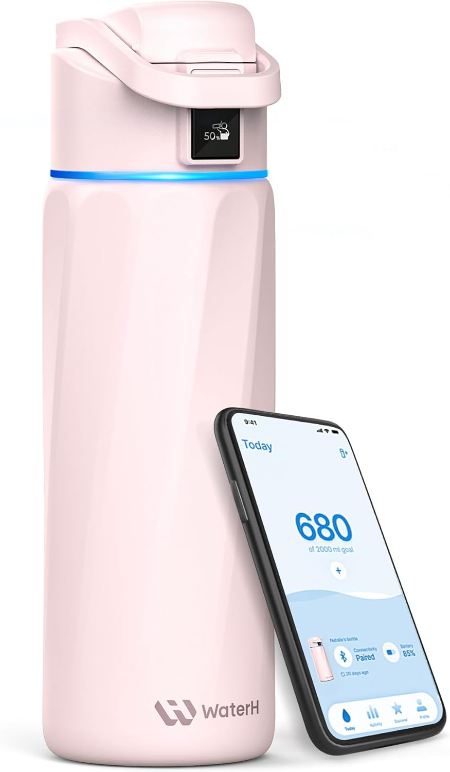 BOOST Smart Water Bottle with Reminder & Tracker,