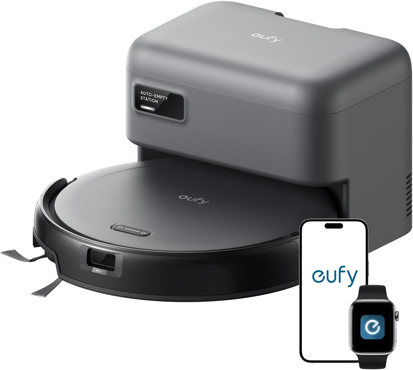 eufy C10 Robot Vacuum, Self-Emptying, 8 Weeks Hands-Free,