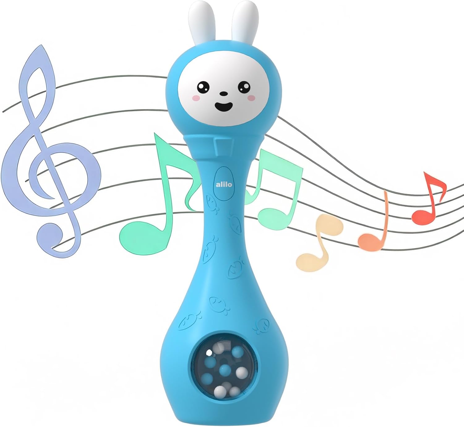 alilo Baby Musical Rattle 0-6-12 Months, Interactive Baby