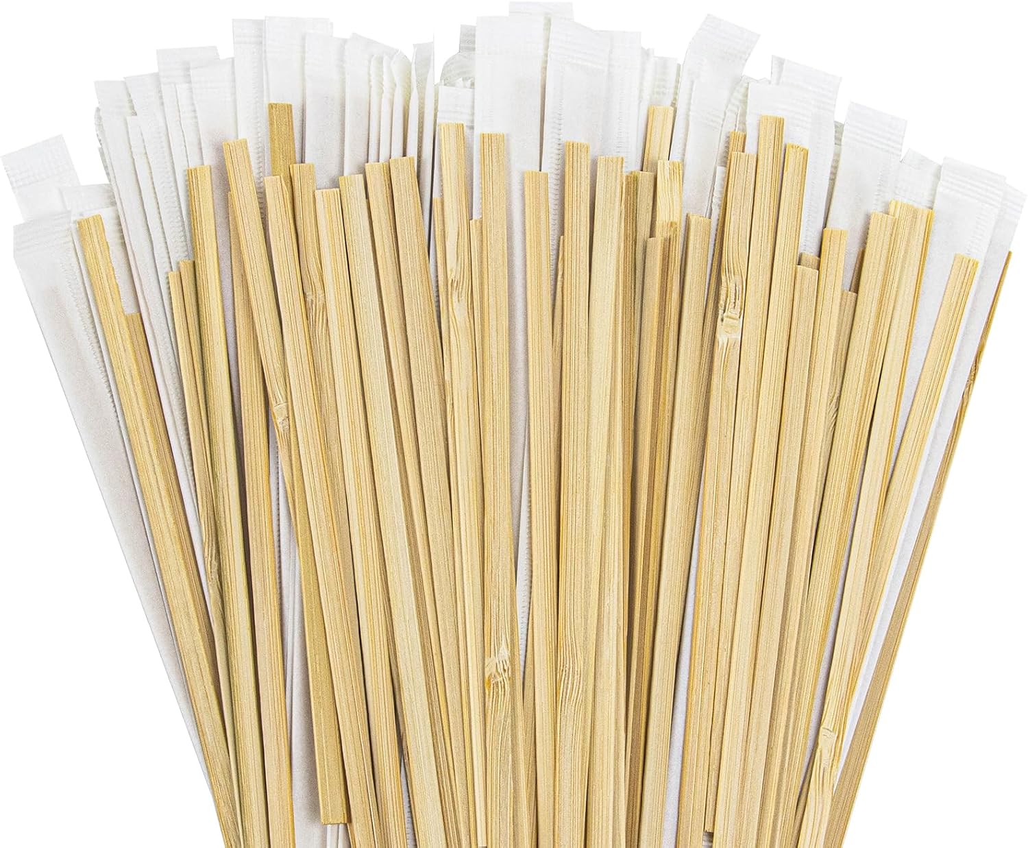 500Pcs Square Bamboo Coffee Stirrers Individually Wrapped –