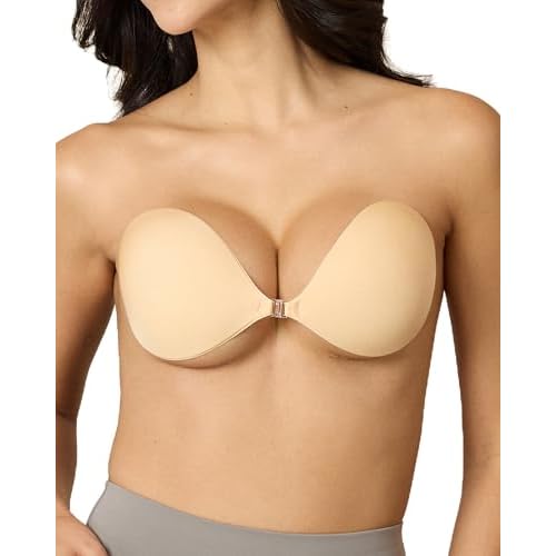 Niidor Adhesive Bra Strapless Ultra Sticky Invisible Push