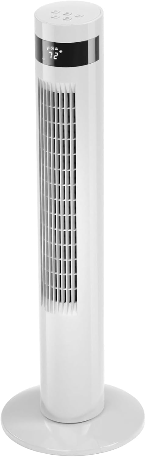Antarctic Star 35-Inch Tower Fan, 85° Oscillating Bladeless
