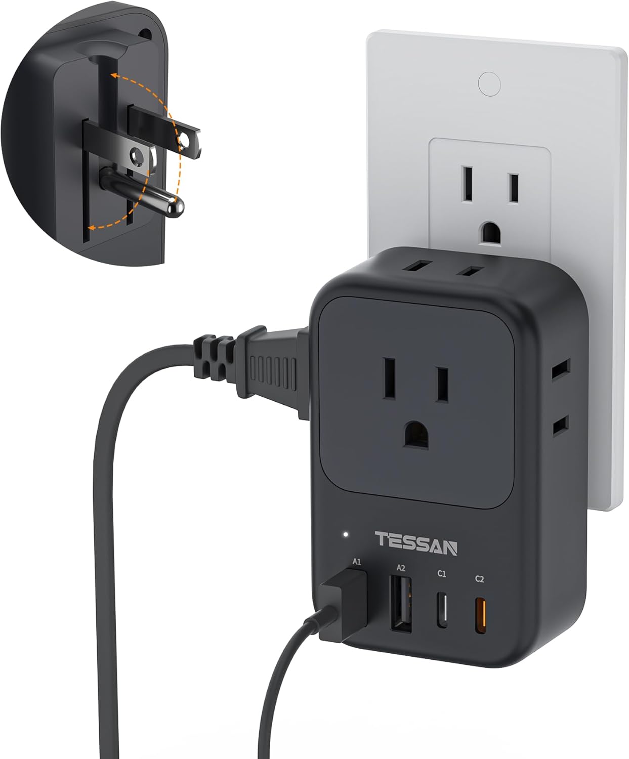 TESSAN USB C Charger Block 20W PD, Fast