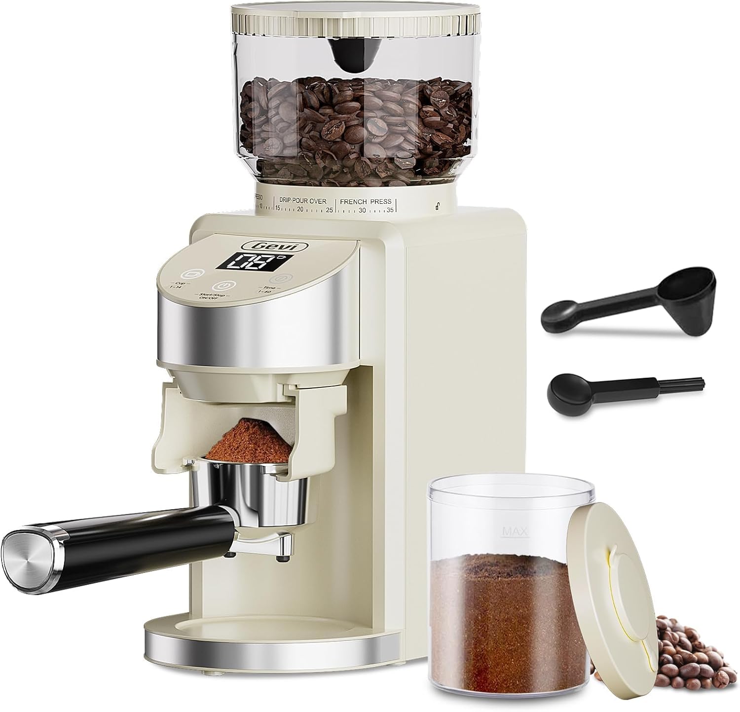 Gevi Coffee Grinder Electric,Coffee Bean Grinder with 35