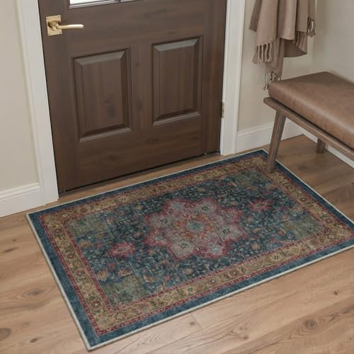 GENIMO Area Rug 2x3 Doormat, Machine Washable Low