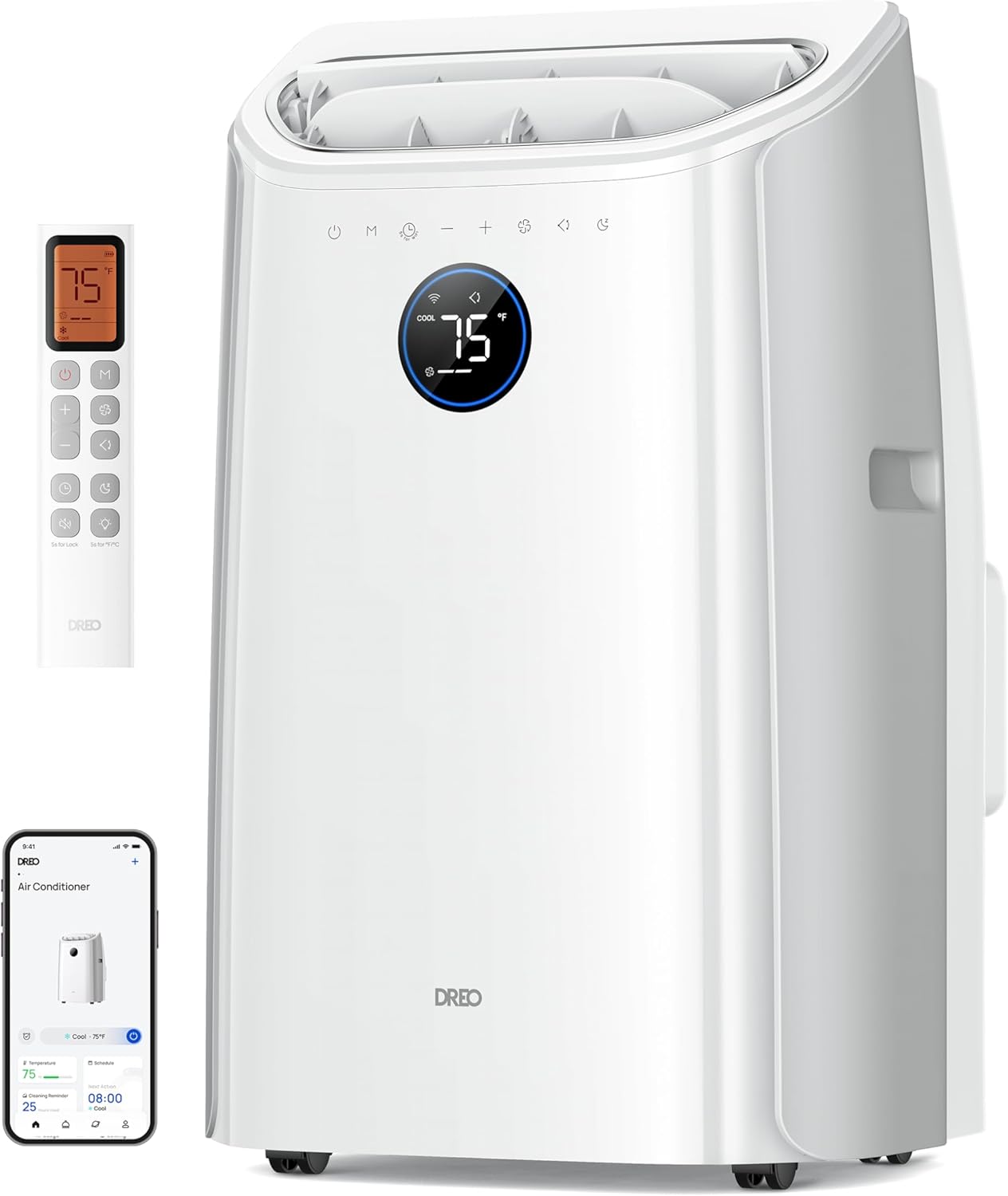 DREO Inverter Dual-Hose Portable Air Conditioner 740S, 14000