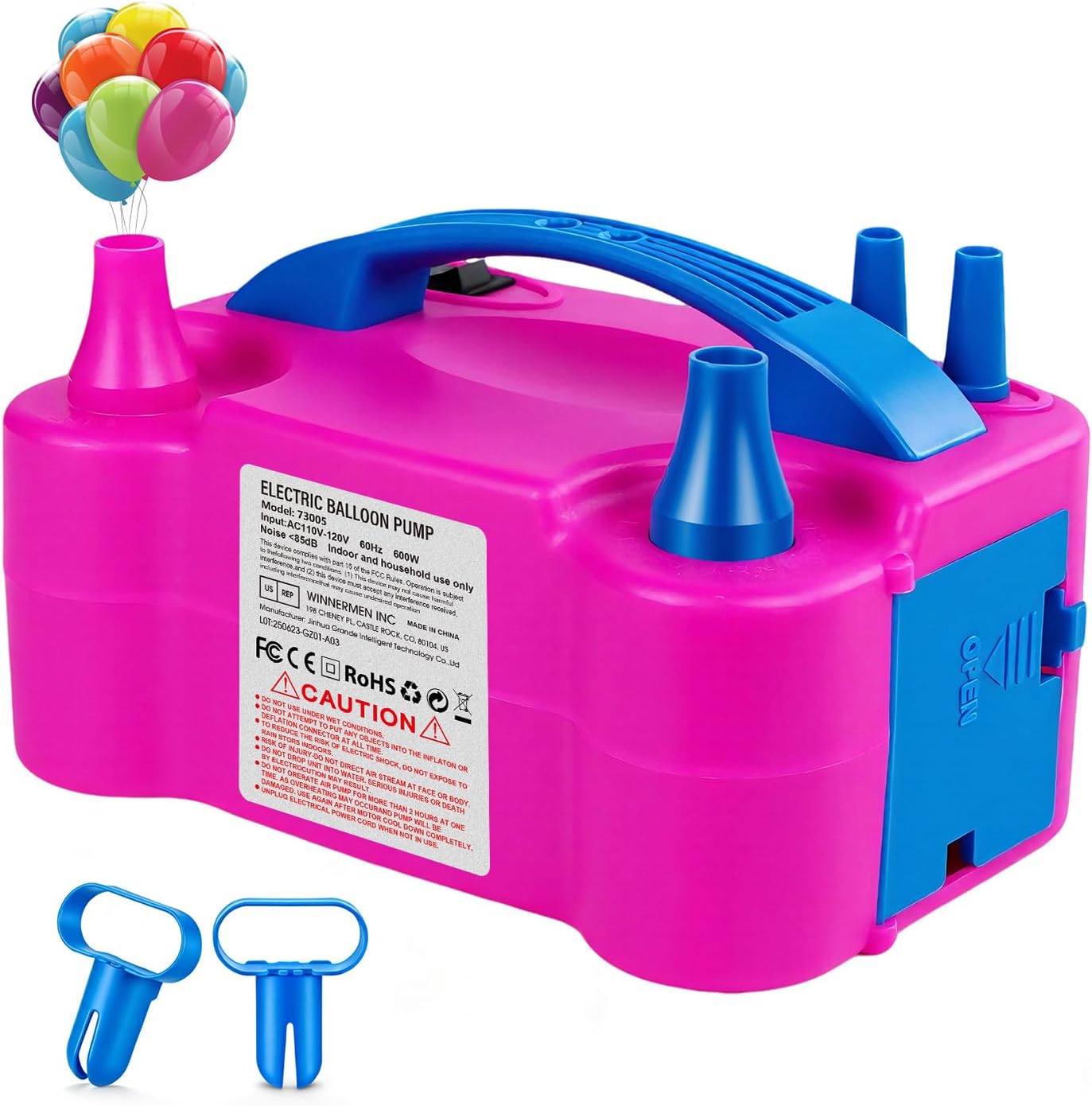 Electric Balloon Pump, Portable Electric Balloon Blower Machine